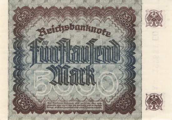 5000 Mark  ro.80e EO 1922